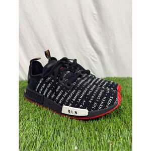 Adidas NMD R1 Mens‎ Size 11.5 EG6363 Black Red Sneakers